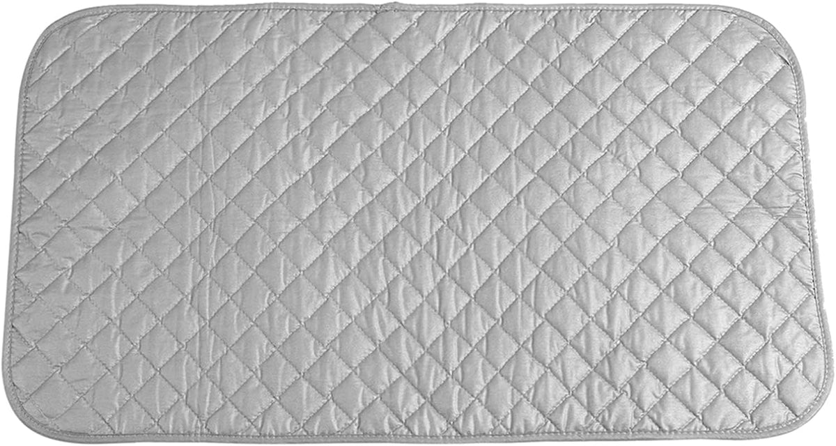 Portable Ironing Mat, Heat Resistant & Foldable Ironing Pad for Any Table Top Travel Iron Board Replacement with Non Slip Backing (18” x 32”)