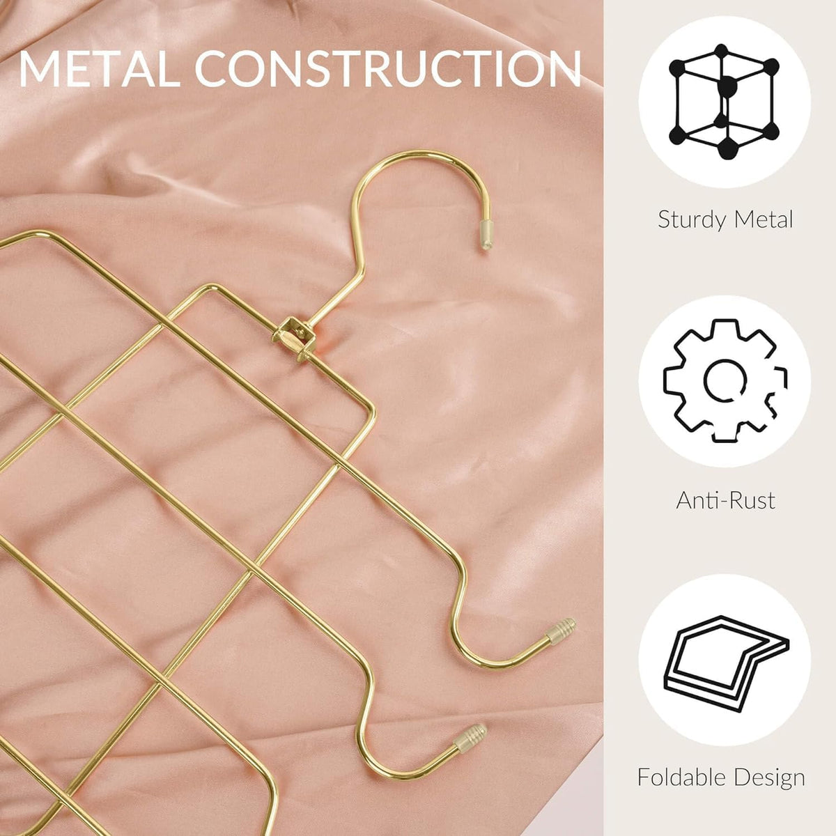 ZEDODIER 3 Pack Tank Top Hanger, Bra Organizer for Closet, Space Saving