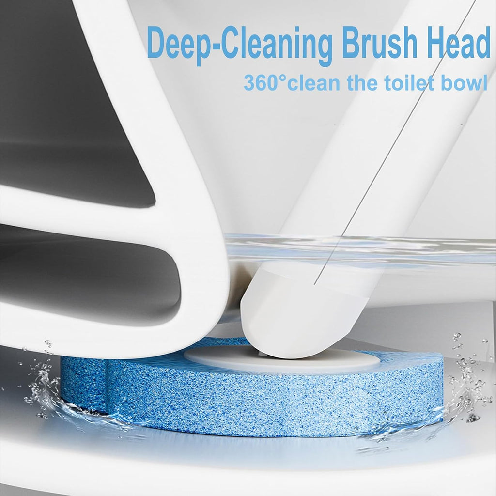 Disposable Toilet Brush and Holder 2 Pack with 48 Cleaner Refills