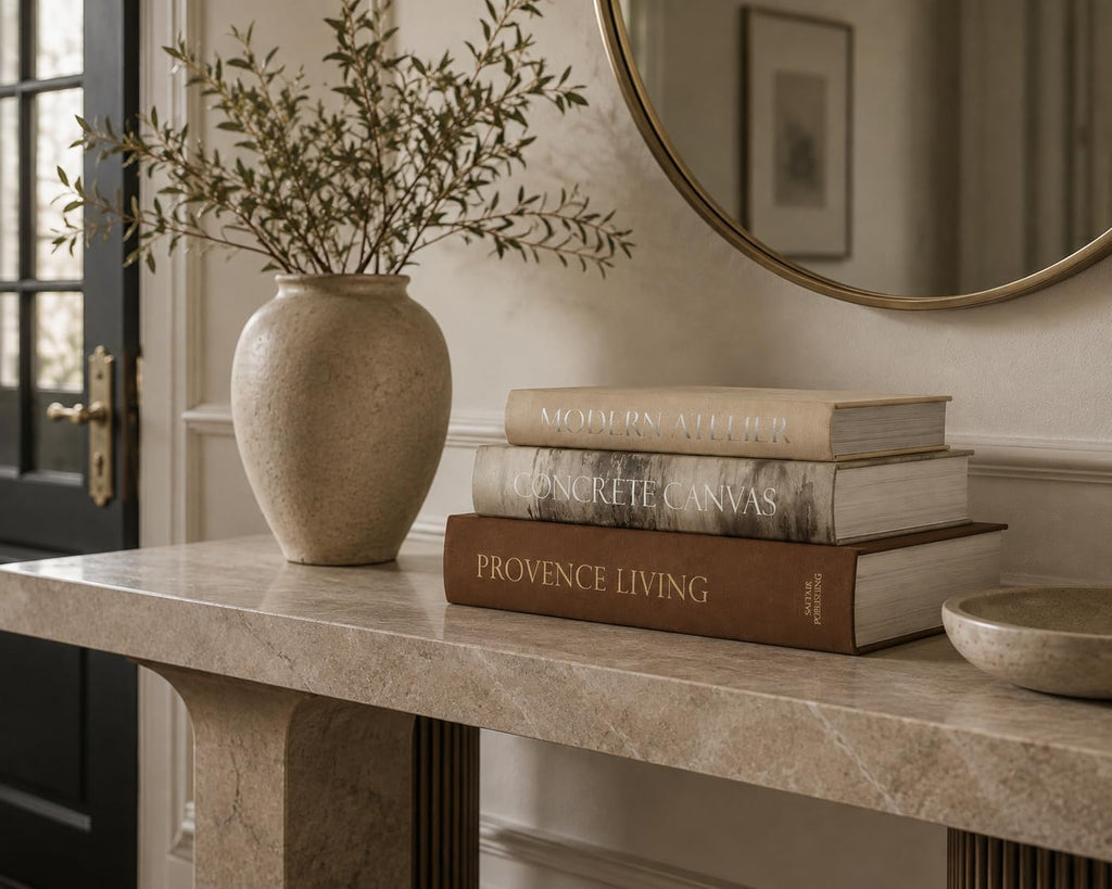 Set of 3 Oversized Decorative Coffee Table Books (Earth)