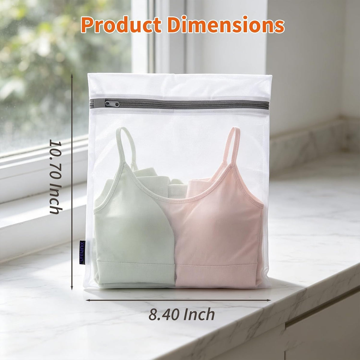 Laundry Bag Reusable Polyester Fine Mesh Laundry Bag | Protect Delicates and Underwear, Tumble Dryer Safe, Works for Laundry and Storage 3PC