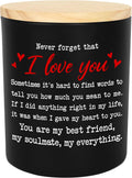 TEEZWONDER Christmas Anniversary Couple Gifts - Scented Candle 10 oz