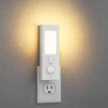 Motion-Sensor Night Light - Rechargeable Plug-in LED with Portable Handheld Mode, Dusk-to-Dawn Sensor, 3000K Soft Glow for Hallway Bedroom, Modern Farmhouse Decor
