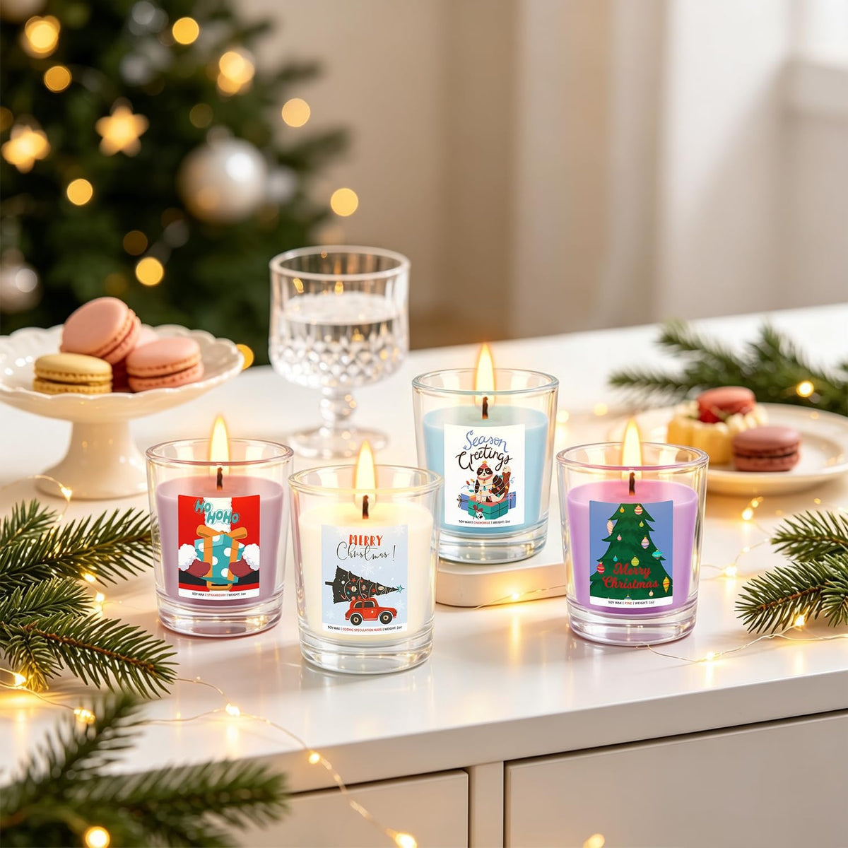 Candle Advent Calendar 2026, 24-Day Scented Candle Gift Set for Women