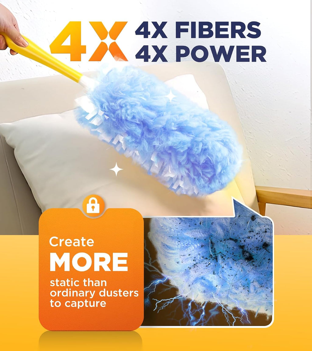 Heavy Duty Duster Refills Compatible with Swiffer Duster, 20 Count
