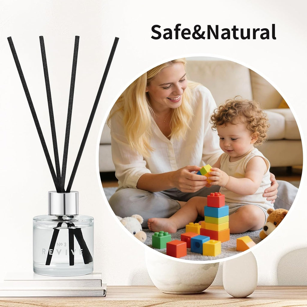 3 Pack Fragrance Reed Diffuser, Lavender Jasmine Lemongrass, 50ML