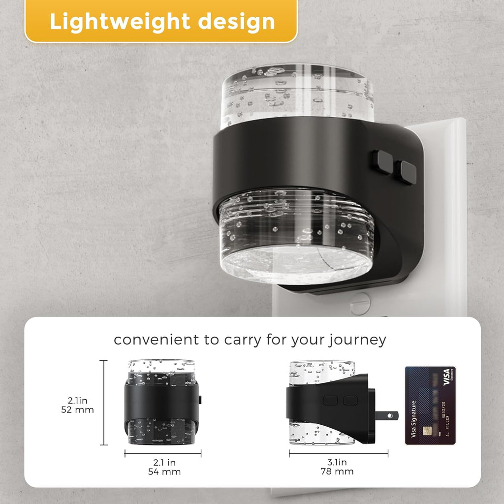 L LOHAS LED Night Light, Bubble Night Lights Plug into Wall