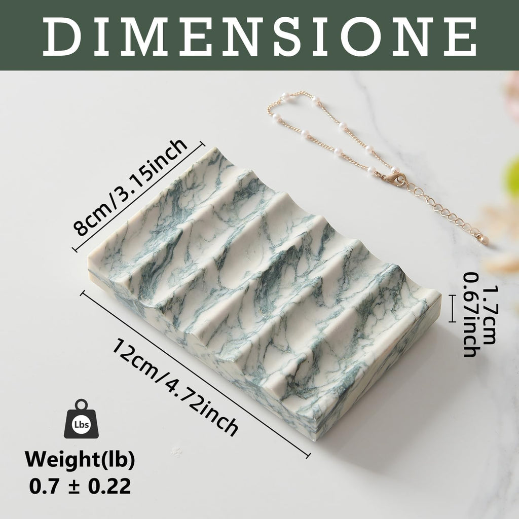 Real Luxurious Natural Marble Soap Dish for Shower,soap Dish for Bathroom