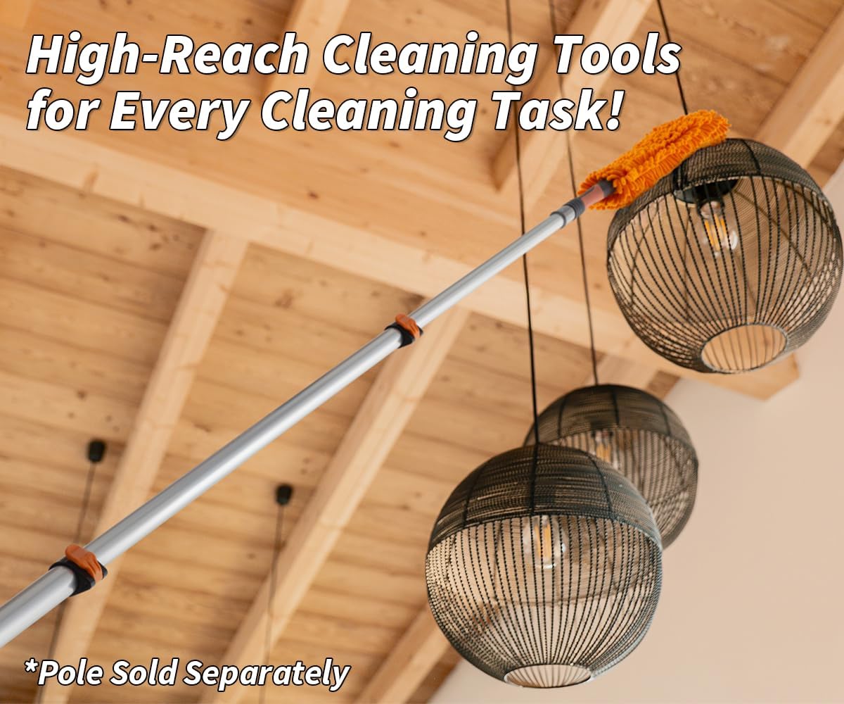 Flexible Ceiling Fan Cleaner Duster for High Ceiling (Pole Sold Separately)