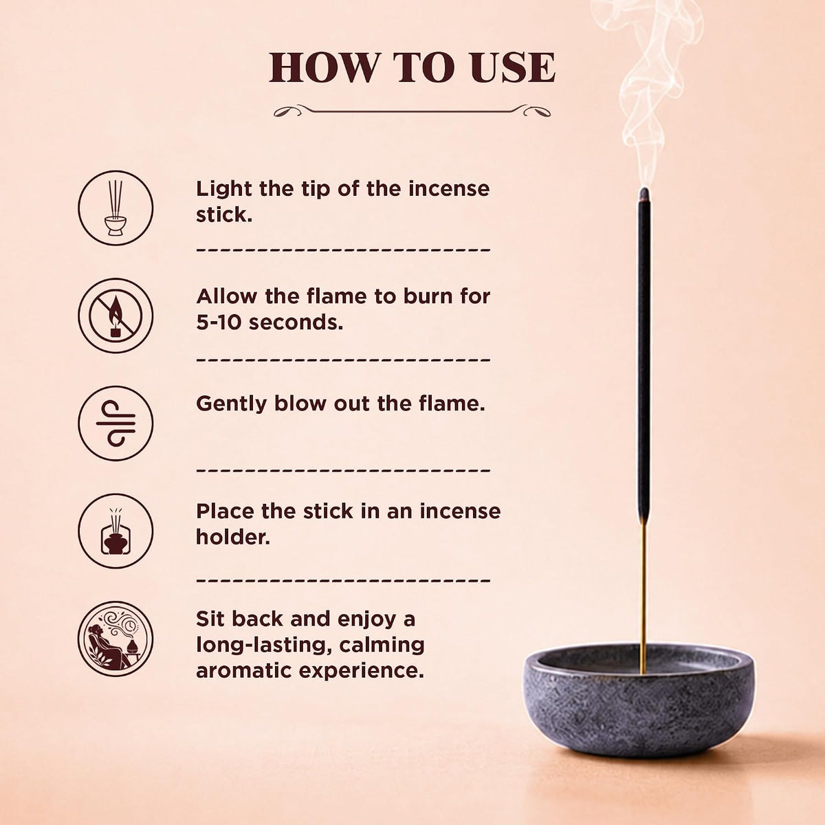 Hem Cinnamon Incense Sticks (120 Sticks, 6 Boxes Inside) - 9 Inches Long, 20g per Box - Perfect for Meditation, Rituals,Cleansing & Yoga.
