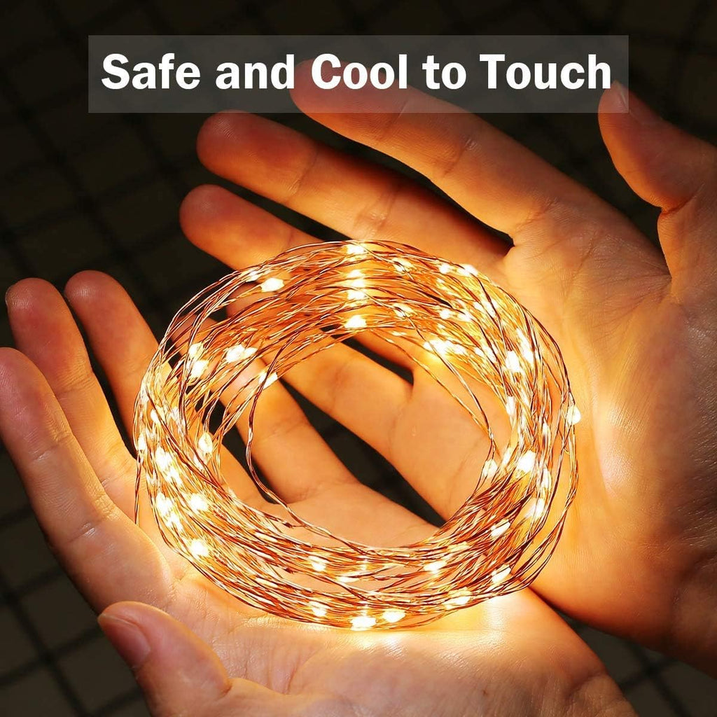 Lighting EVER Fairy Lights Plug in, 33ft 100 LED String Lights with Switch
