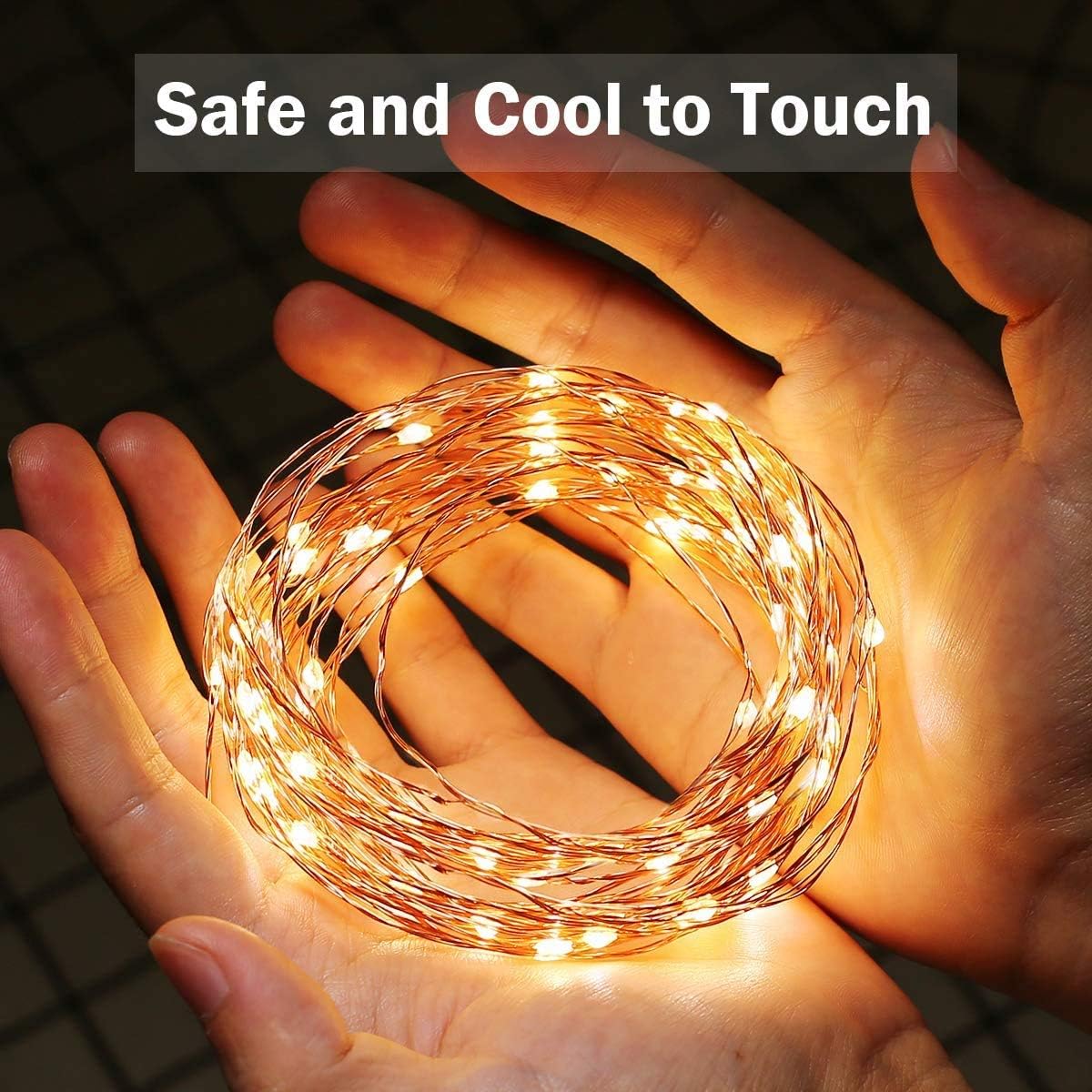 Lighting EVER Fairy Lights Plug in, 33ft 100 LED String Lights with Switch