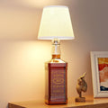 Cordless LED Bottle Lamp 5000mAh Battery Portable Wireless Table Lamp Wine Bottle Lamp for Indoor Outdoor Dining Bedroom with Remote (White, 1 Pack)
