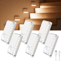 Diomart Motion Sensor Night Lights, Sync LED Stair Lights Indoor, 6Pack