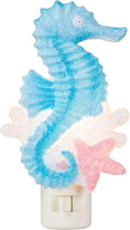 Novelty Lights Seahorse & Starfish LED Night Light with Swivel Plug