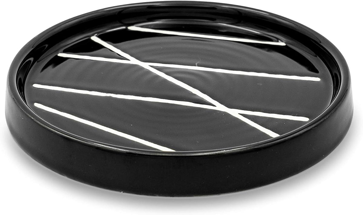 Bursera Onyx Ceramic Plate, Tree Planted with Every Order, Smudging Tray for Palo Santo, White Sage, Incense Burner and Jewelry Dish, Decorative Plate