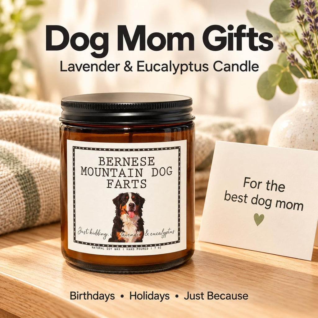 Bernese Mountain Dog Gifts & Decor, Dog Mom Gifts - Lavender & Eucalyptus