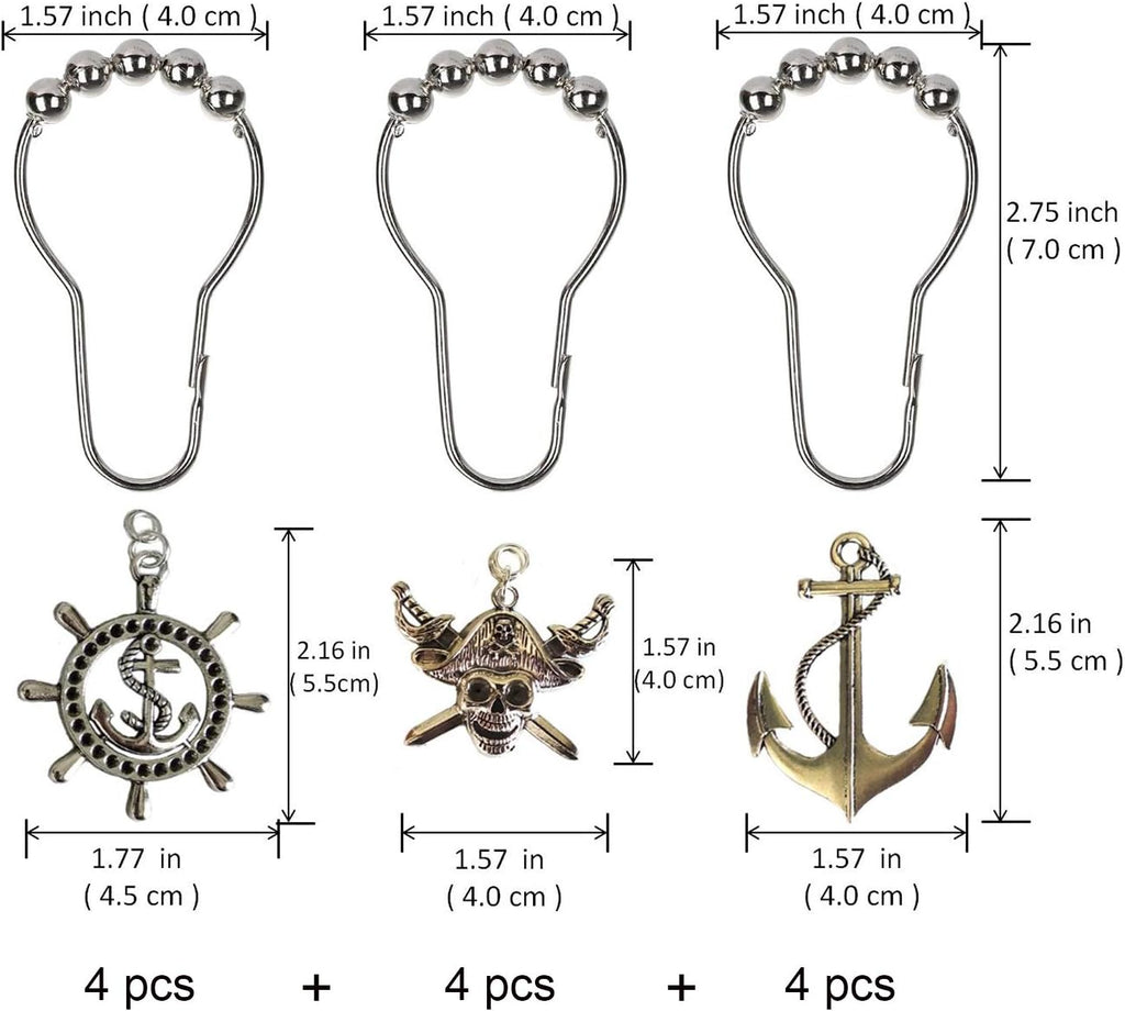 Nautical Shower Curtain Hooks Sailor Shower Curtain Rings