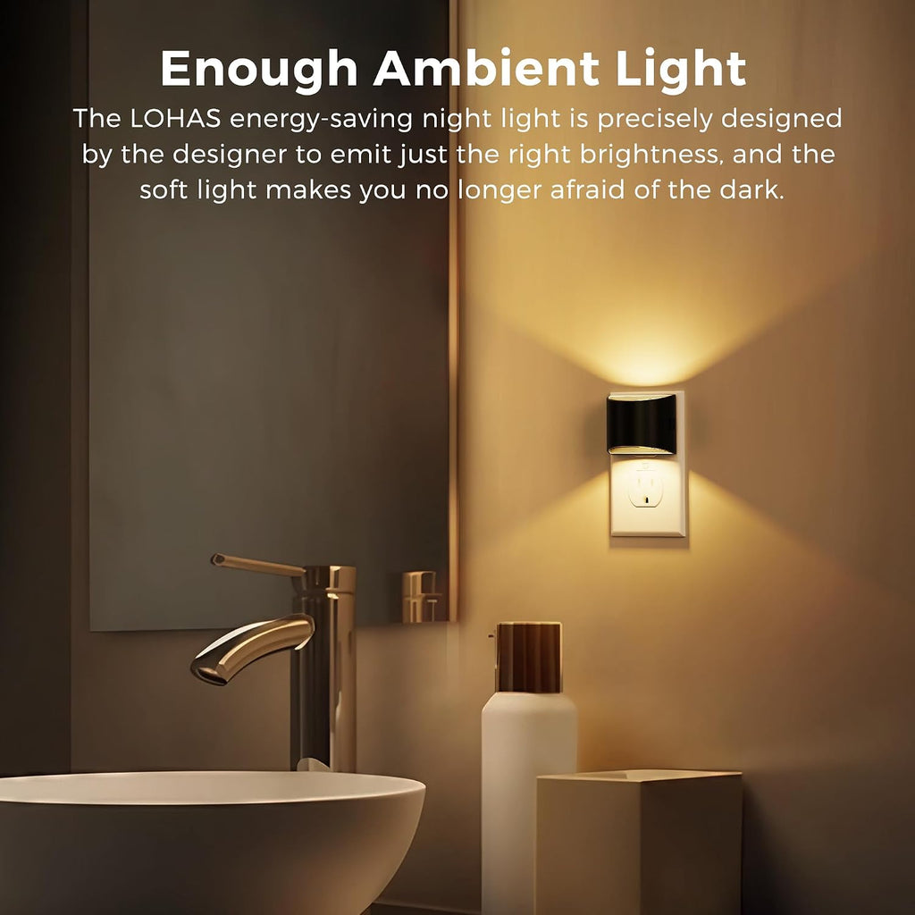 L LOHAS LED Night Lights Plug into Wall with 3CCT Adjustable, 1W Nightlight