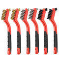 MAXMAN Wire Brush Set 6Pcs, Small Scratch Brush, Rust Scrub Detailing