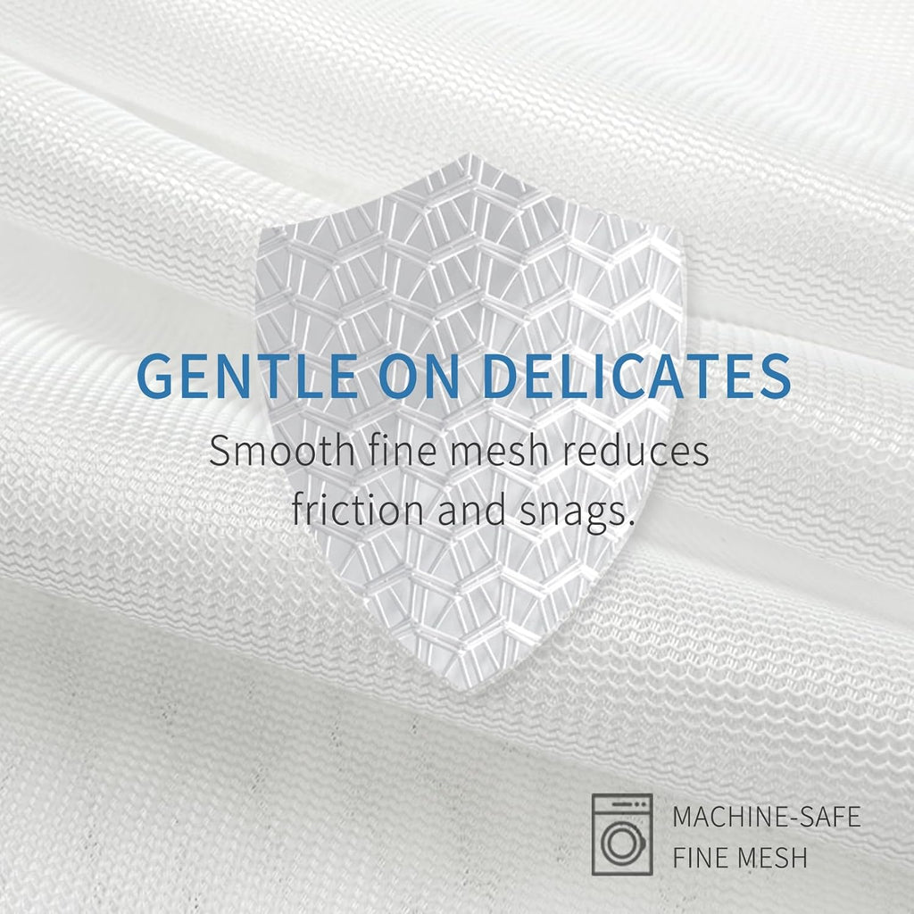 Muchfun 4Pcs Durable Fine Mesh Laundry Bags for Delicates