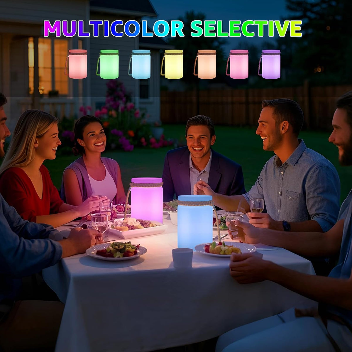 uuffoo Cordless Outdoor Table lamp with Remote
