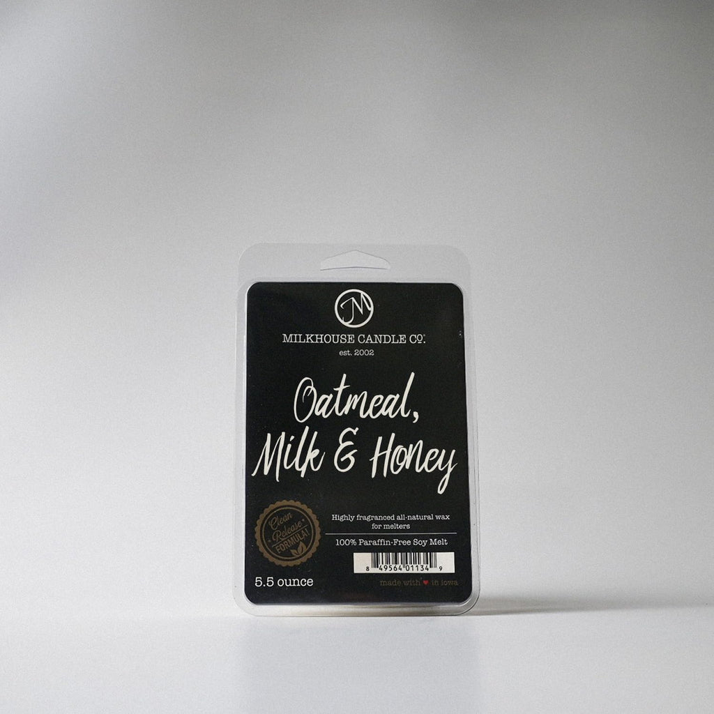 Milkhouse Candle Company Soy Wax Melts, Oatmeal, Milk & Honey, 5.5 oz