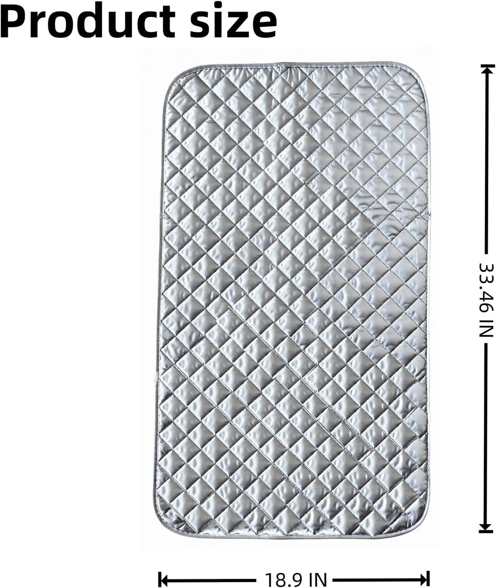 Magnetic Ironing Mat, 1 Pack, 33 x 19 in, 4-Layer Cotton Pad