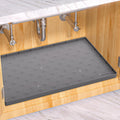 Sdpeia Under Sink Organizer Waterproof Under Sink Mat for Kitchen and Bathroom - Protects Cabinets from Leaks 22 x 22 inches Kitchen Cabinet Liner Shelf Liner(Grey), Gray