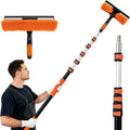 10FT Reach Window Washing Kit, Squeegee with Extension Pole