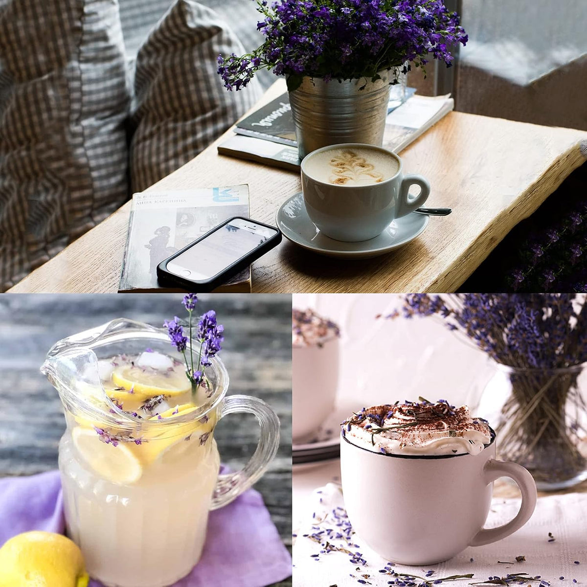 Dried Lavender Flowers - Make Sachets for Drawers and Closets Fresh Scent