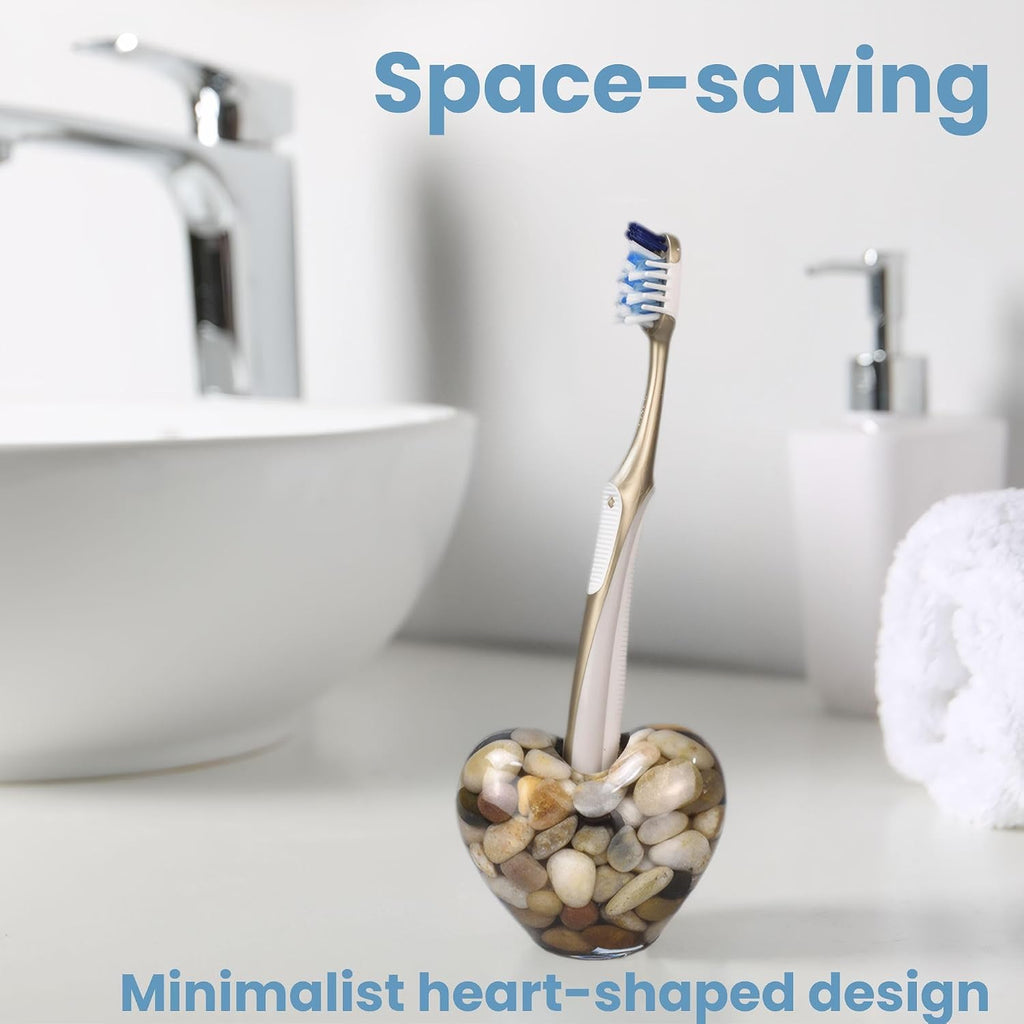 Toothbrush Holders for Bathroom Countertop, Toothbrush Stand, Single Toothbrush Holder Small Mini Tooth Brush Holder