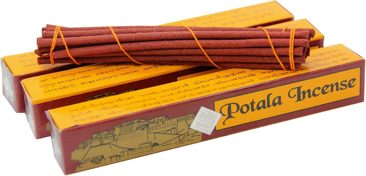 DharmaObjects 3 Box Potala 60 Sticks Tibetan Traditional Incense