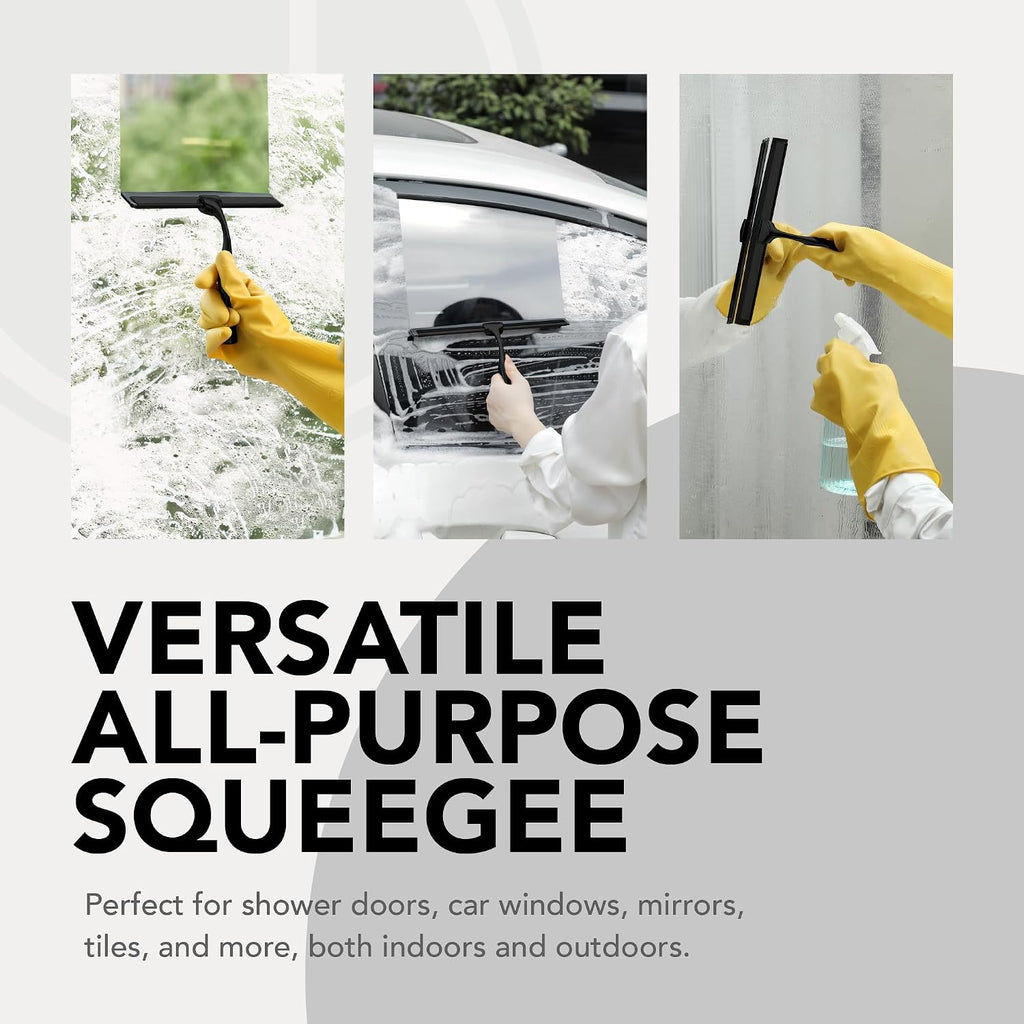 Metal Squeegee – Stainless Steel Window & Shower Cleaner