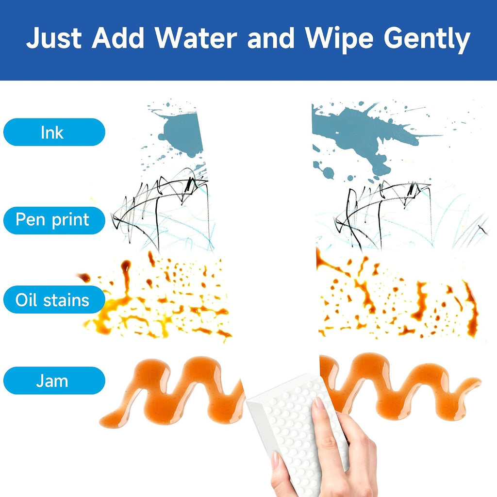 5X Extra Durable Magic Sponge Cleaning Eraser，20 Pack Melamine Sponge