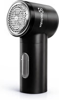Electrolux Rechargeable Fabric Shaver | Compact Travel Lint Remover for Clothes & Furniture | Eliminates Fuzz & Pilling | 3-Speed Electric Lint Shaver with Type-C Fast Charging Port - Black