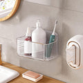 Diesisa Acrylic Wall Mount Organizer, Adhesive Shelf,Cabinet Door Organizer
