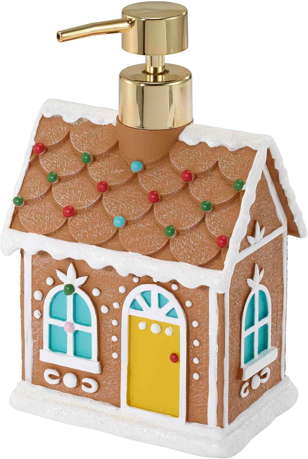 Avanti Linens - Christmas Lotion Pump, Refillable Hand Soap Dispenser