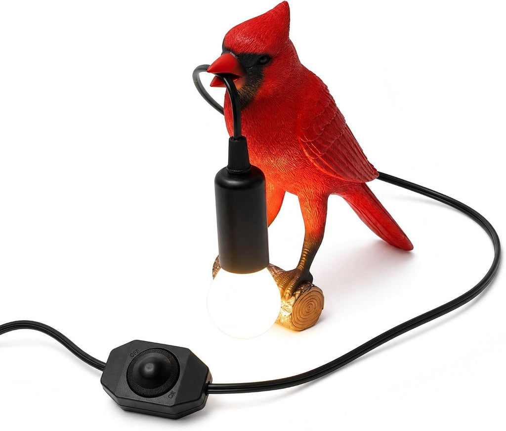 OVANUS Cardinal Lamp, Dimmable Red Cardinal Night Light for Bird Lovers