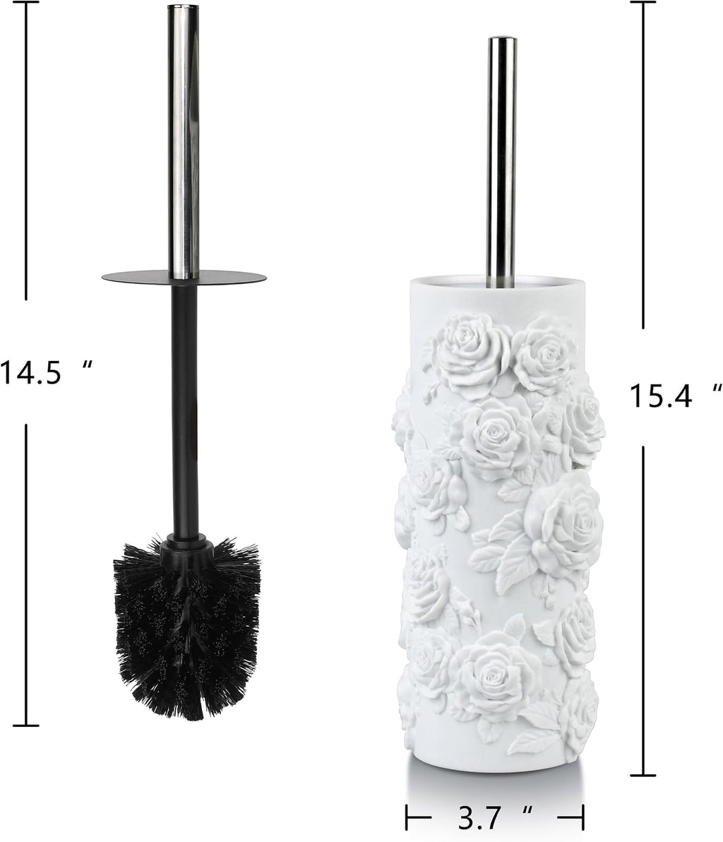 Toilet Brush and Holder Set for Bathroom, Stylish and Durable Cleaning Tool with Modern Design, Compact for Efficient Cleaning