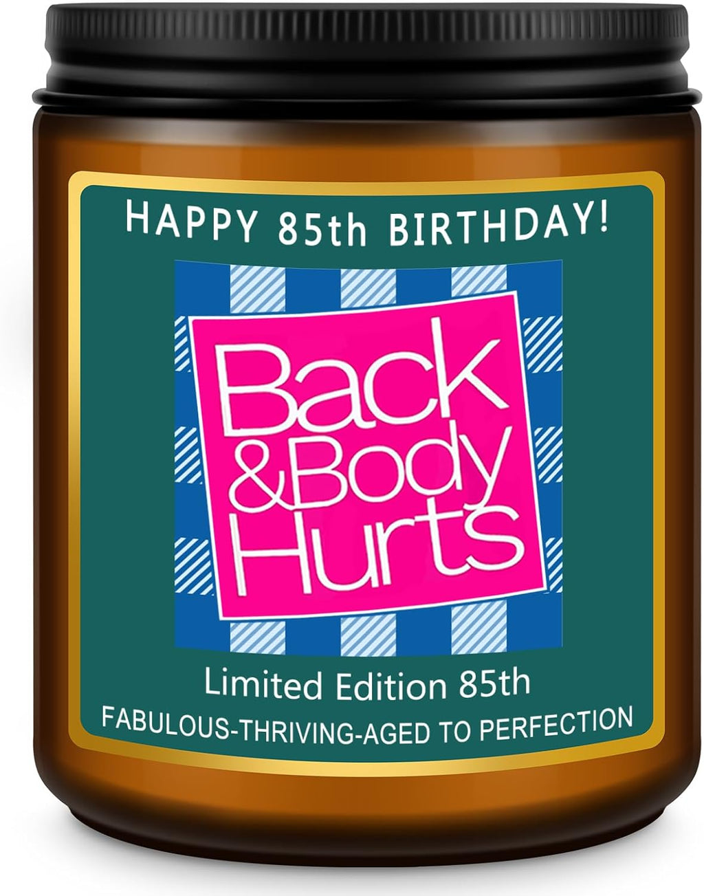 Happy 85th Birthday Gifts for Women Men - Lavender Scented Candle