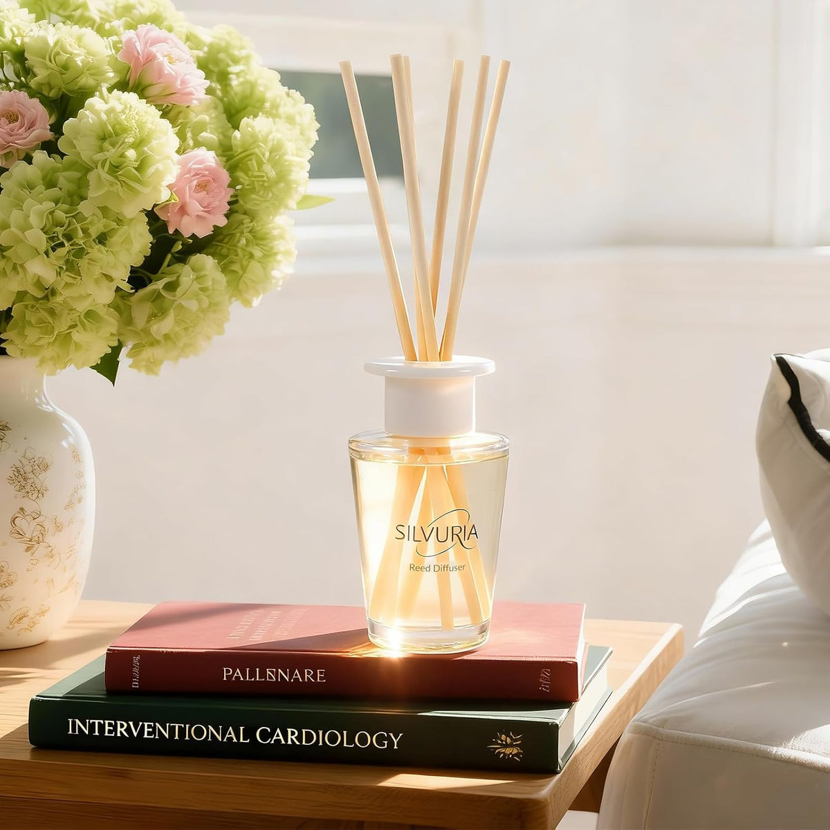 Wild Mint & Eucalyptus Essential Scented Oil Reed Diffuser Set