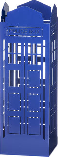 Mango Steam Police Box Blue Umbrella Stand - for Entryway & Living Room…
