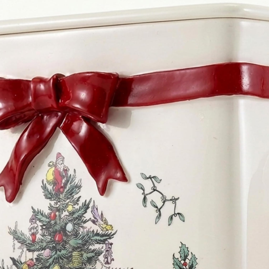 Spode - Christmas Tissue Box Cover, Tissue Holder for Vanity & Countertop