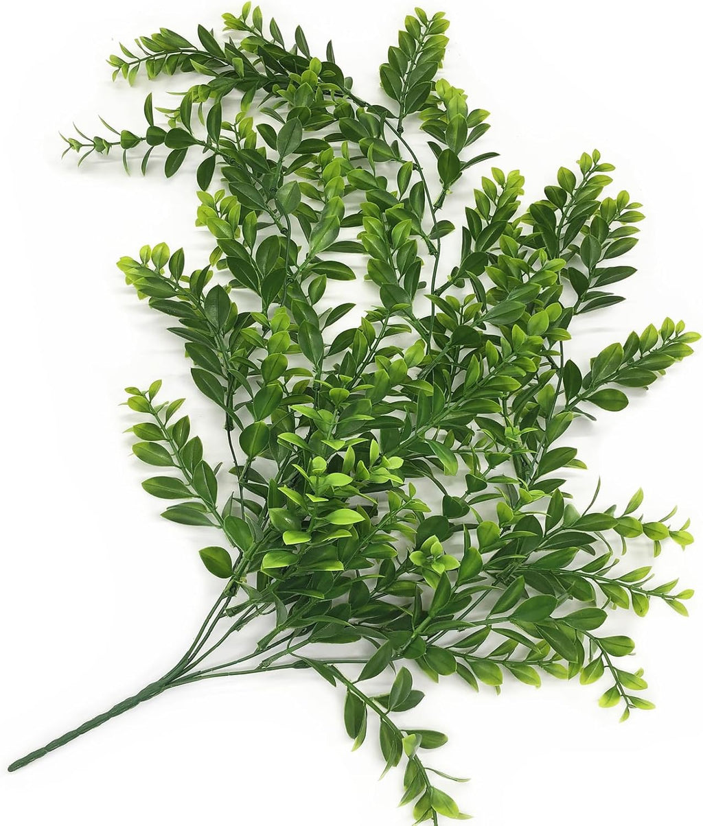 Artificial Hanging Plants, Fake Hanging Vines Plastic Greenery Garland Faux Ivy Leaves Vine Flowers for Outdoor Decor Indoor Home Garden Christmas Party Wedding DIY Bedroom Wall Decorations, 4 Pack