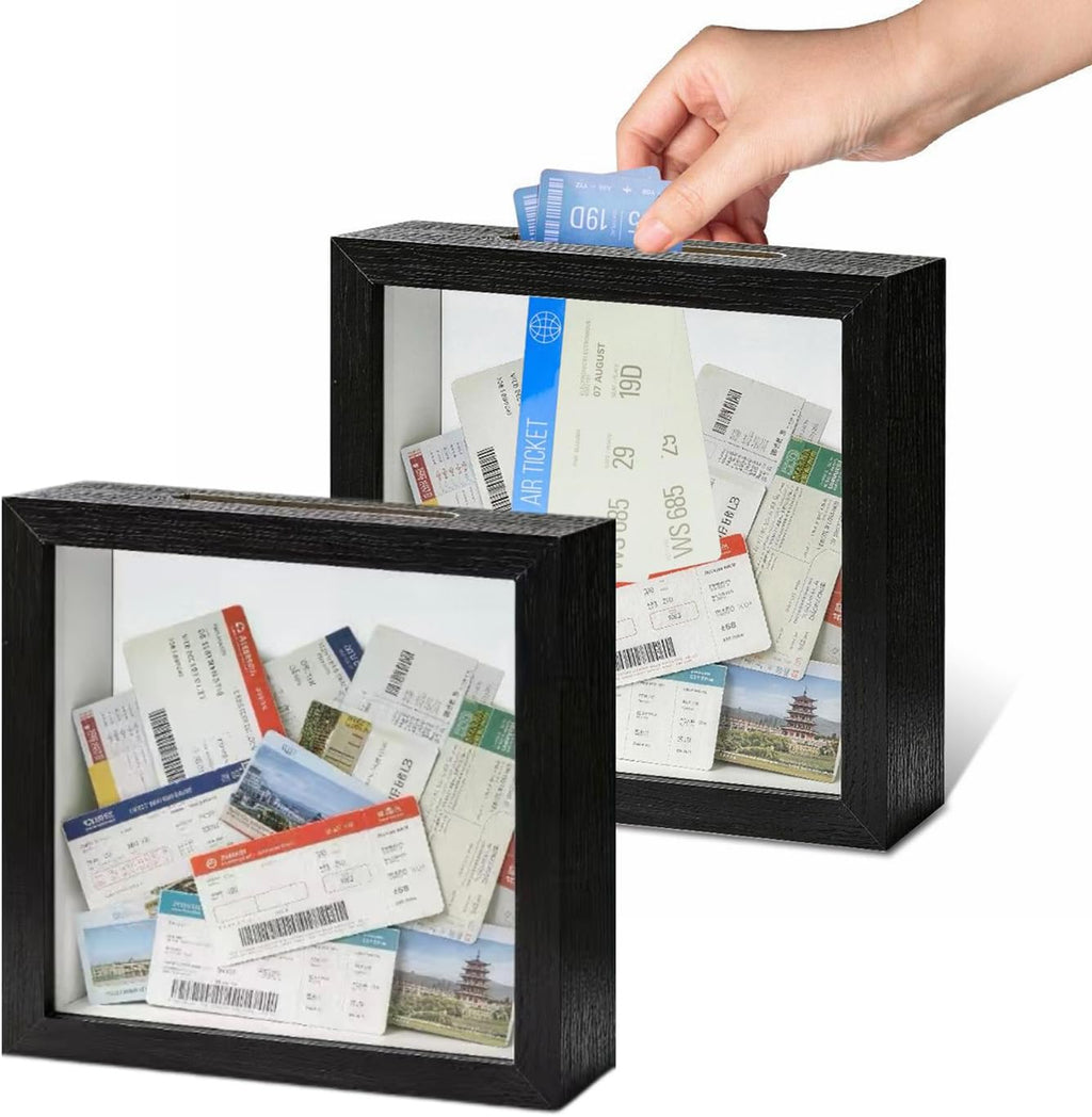 Shadow Box Frame, Suitable for Storing Various Bills and Souvenirs