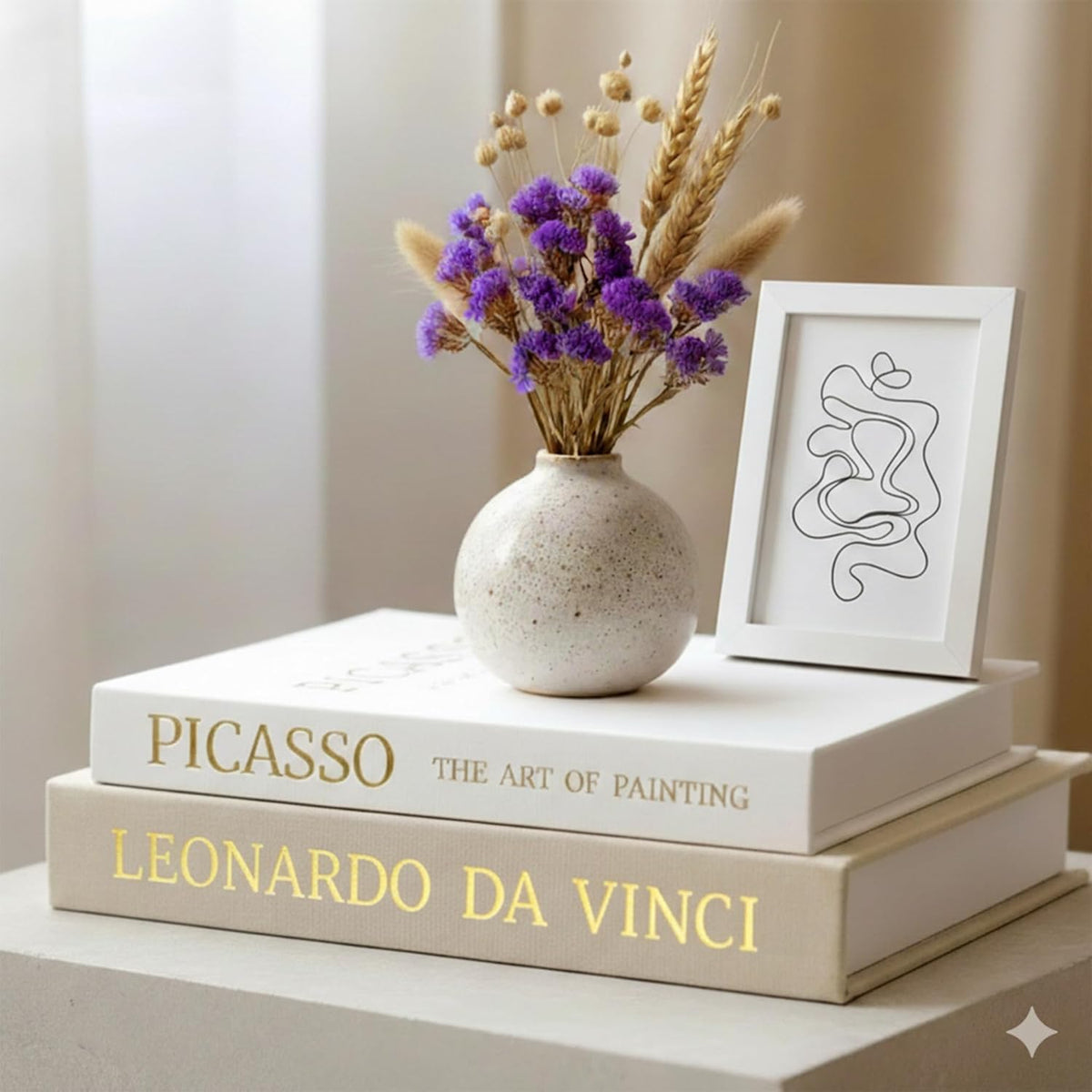 Decorative Books - Set of 2 Fake/Faux Coffee Table Book - Storage boxes