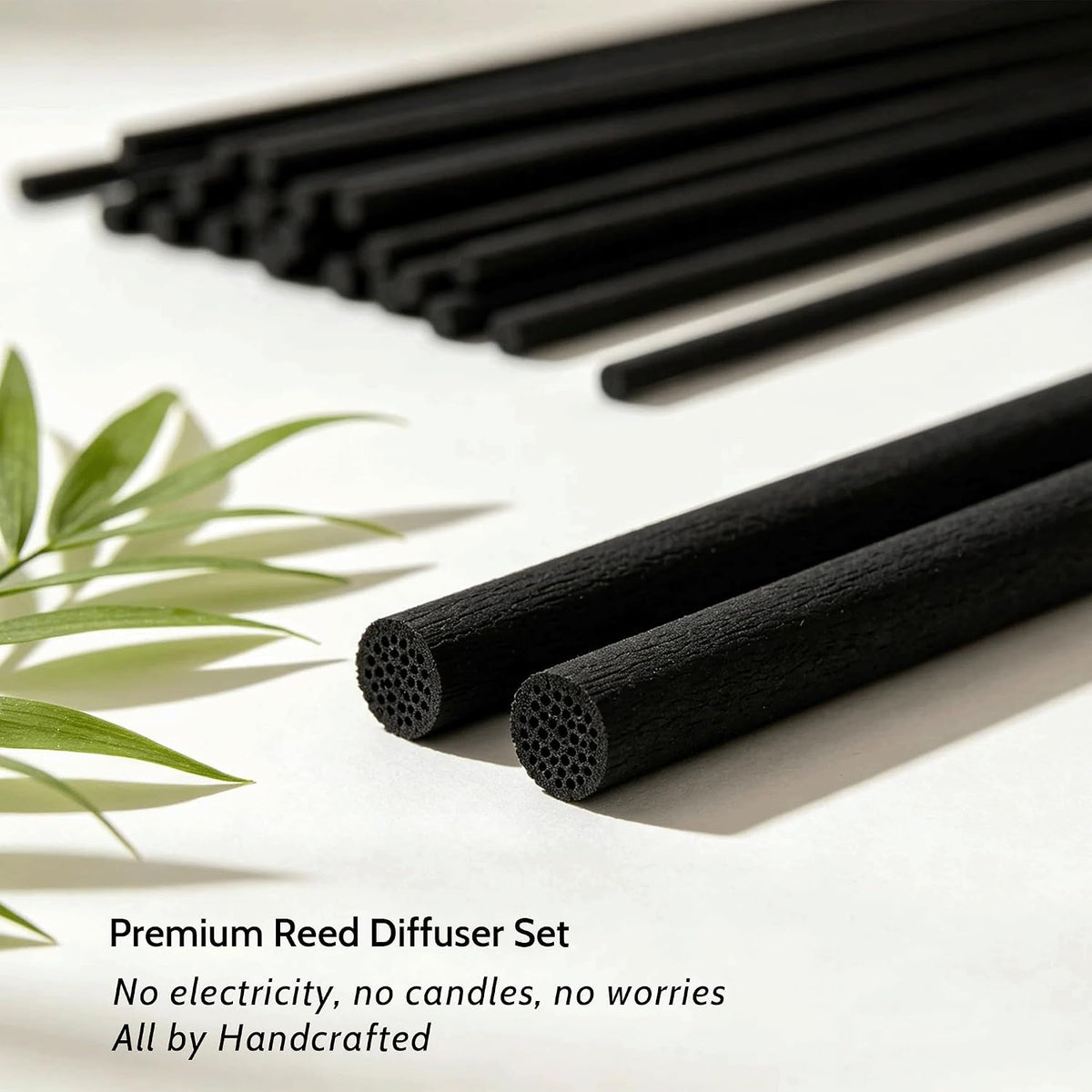 Reed Diffuser, Binca Vidou Vanilla Scent Oil Diffusers Set for Home 3.38oz