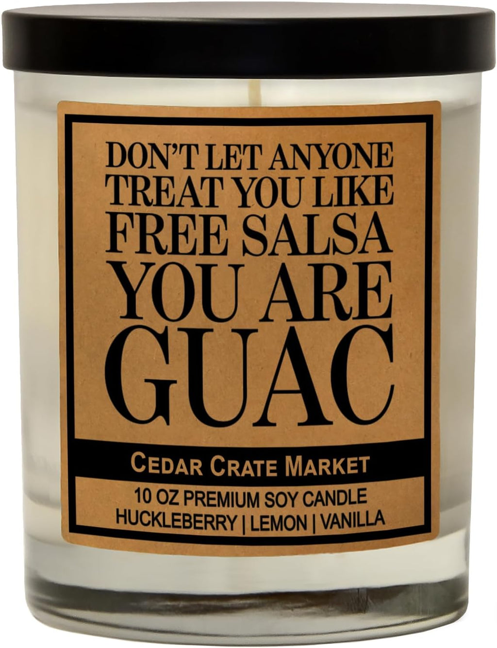Best Friend Candle Gifts for Men and Women - Don't Let Anyone Treat You Like Free Salsa - Funny Candles for Women Or Men, Funny Birthday Present, Friendship Or Thank You Present for Bestie Or BFF