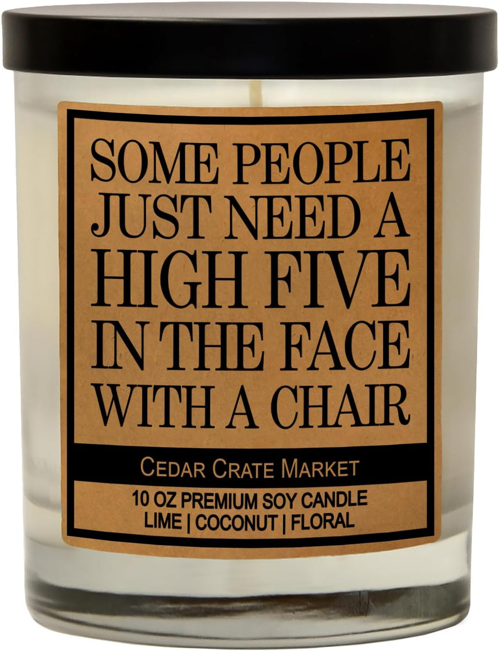 Cedar Crate Market - Coworker Gifts for Women - Cool Birthday Gifts for Women Friendship, Best Friend, Sister, Funny Scented Candle for Her, Him, Boss, Work Bestie - 100% Soy Wax, Handmade in USA